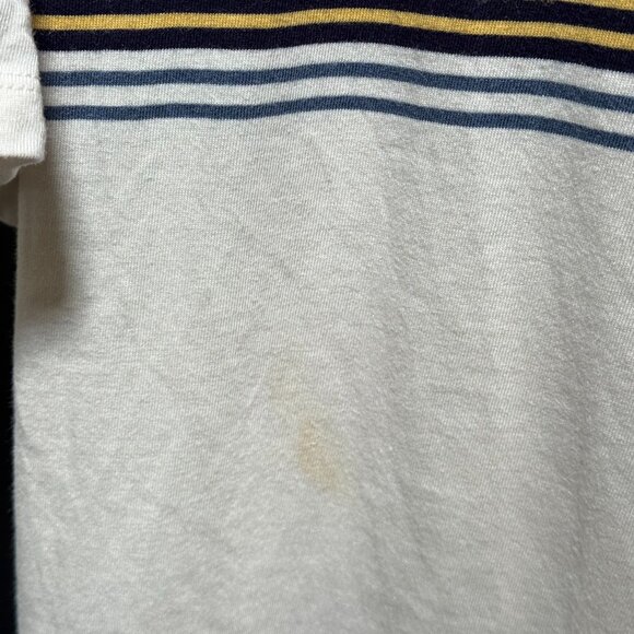 Marine Layer striped polo shirt size L - Picture 4 of 4